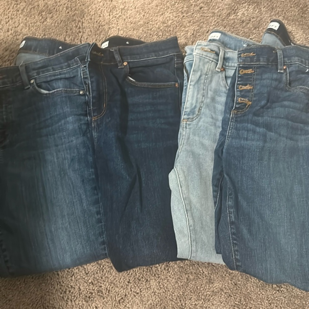 4 pairs aloft petite skinny jeans
